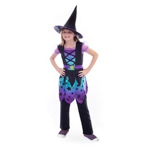2/$30 NWT Boo! Inc. Enchanting Witch Girl Kid Halloween Costume‎ Purple Various